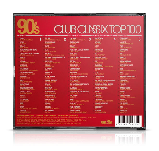 90's Dance Classix (Back)